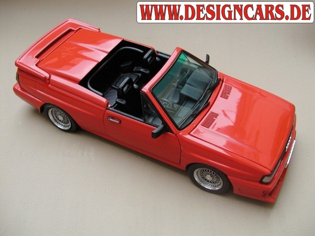 Audi Quattro coupe treser roadster 1/18 Sun Star